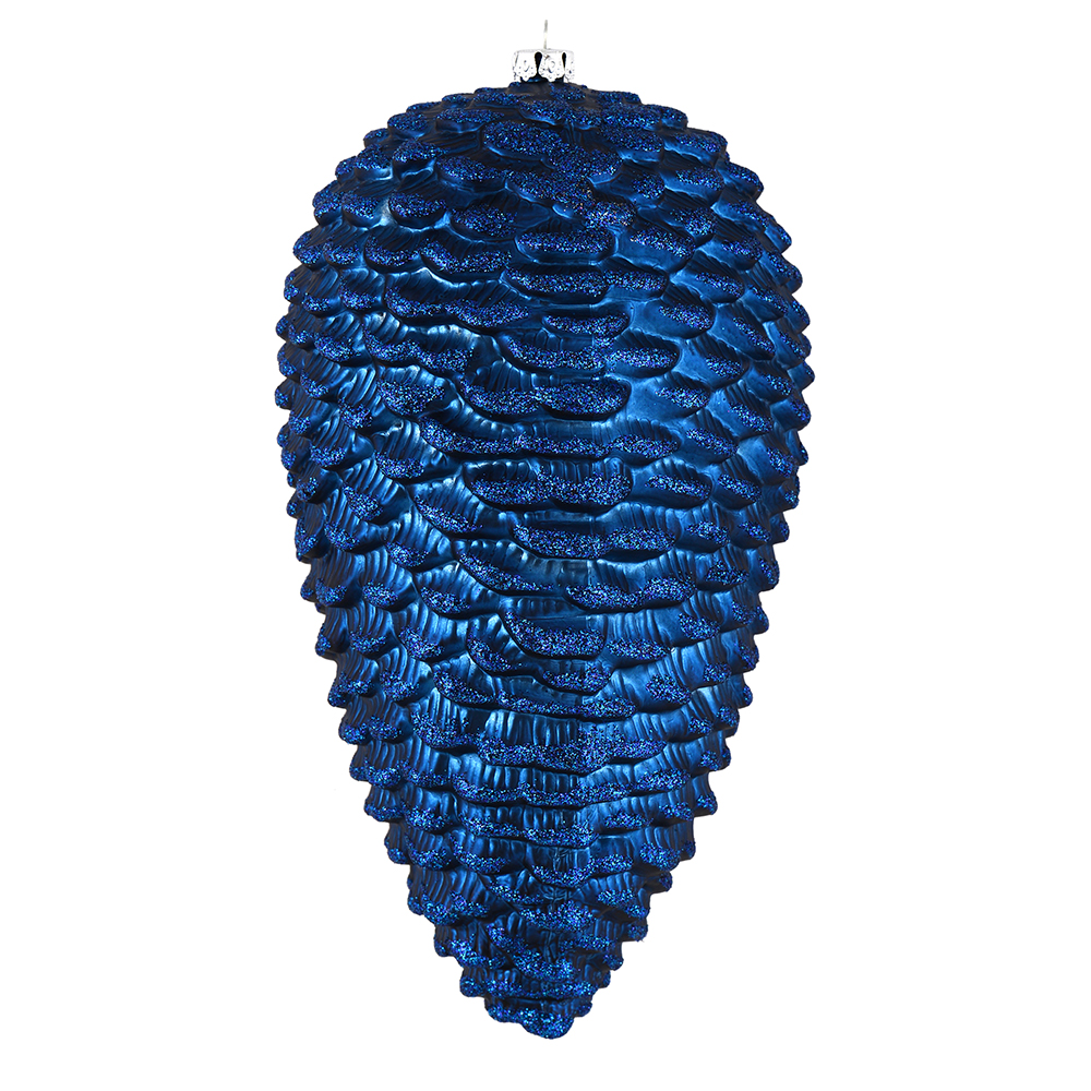 Vickerman Matte Glitter Pinecone Christmas Ornament
