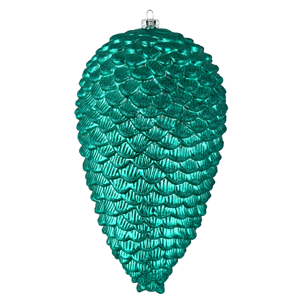 Vickerman Matte Glitter Pinecone Christmas Ornament