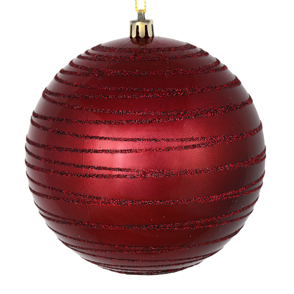 Vickerman Candy Finish Ball Ornament