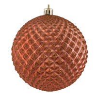 2.75" Coral Durian Glitter Ball 12/Bg