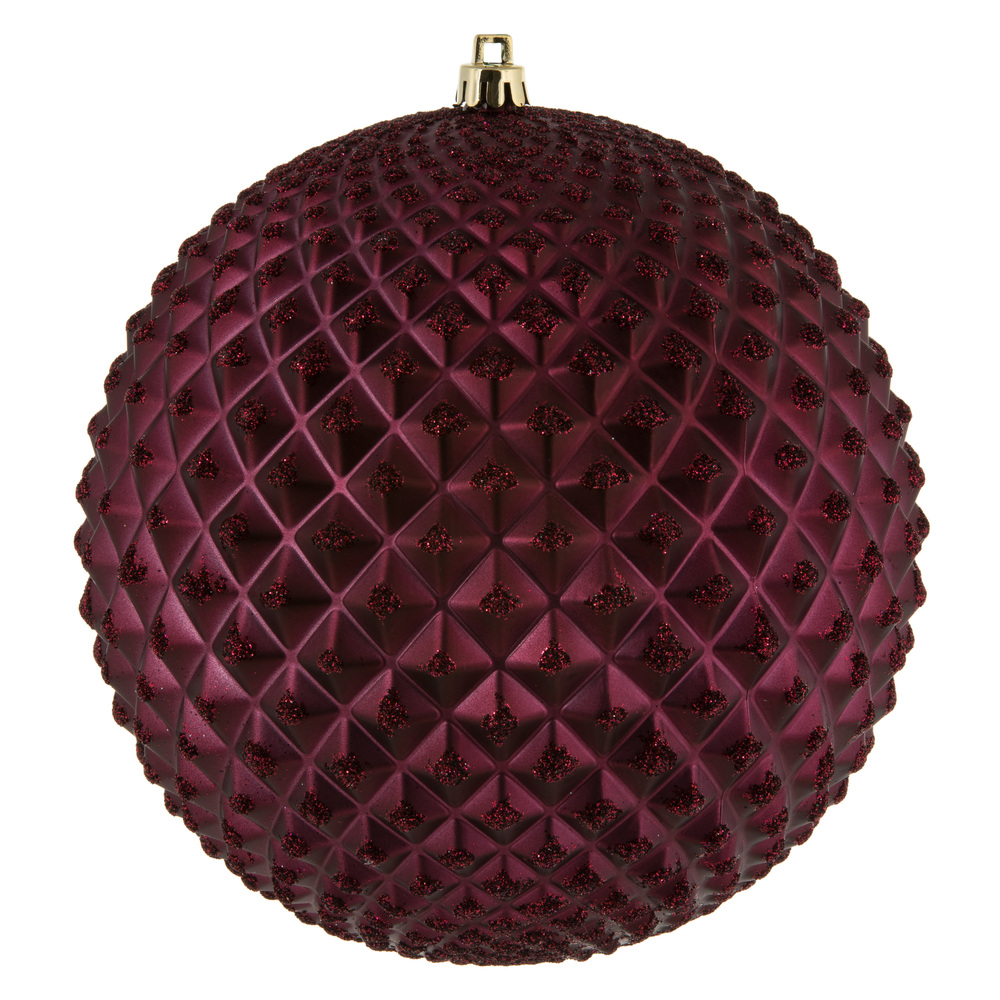 Vickerman Durian Glitter Ball Ornament