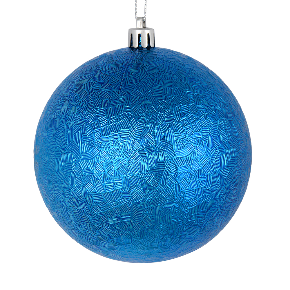 Vickerman Brushed Ball Ornament 6/Pk
