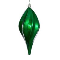 Vickerman UV Candy Swirl Drop Christmas Ornament