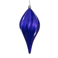 Vickerman UV Candy Swirl Drop Christmas Ornament