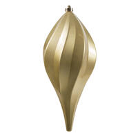 16" Champagne Candy Swirl Drop Drill UV