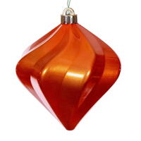 Vickerman Swirl Diamond UV Candy Christmas Ornament