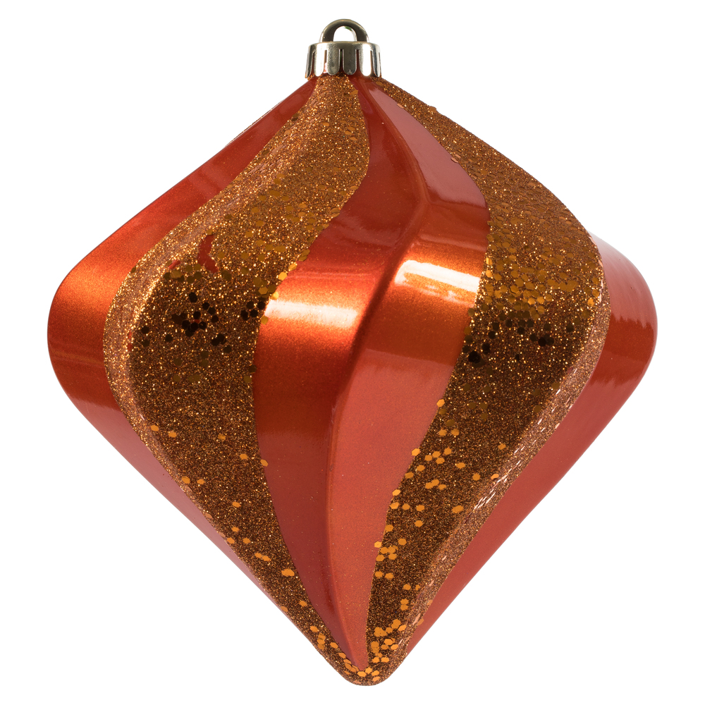 8" Burn Org Candy Swrl Diamond Drill UV