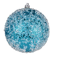 Vickerman Glitter Hail Ball Ornament