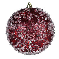 Vickerman Glitter Hail Ball Ornament