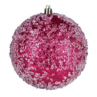 Vickerman Glitter Hail Ball Ornament