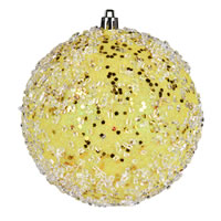 Vickerman Glitter Hail Ball Ornament