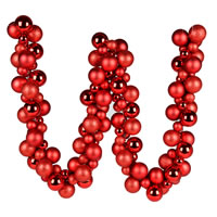 Vickerman 6' Assorted Ornament Ball Christmas Garland