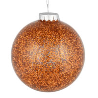 Vickerman Tinsel Clear Ball Ornament