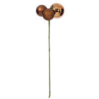 18" Mocha Ornament Pick 4/Bg