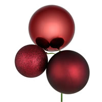 18" Wine Ornament Pick 2/Bg