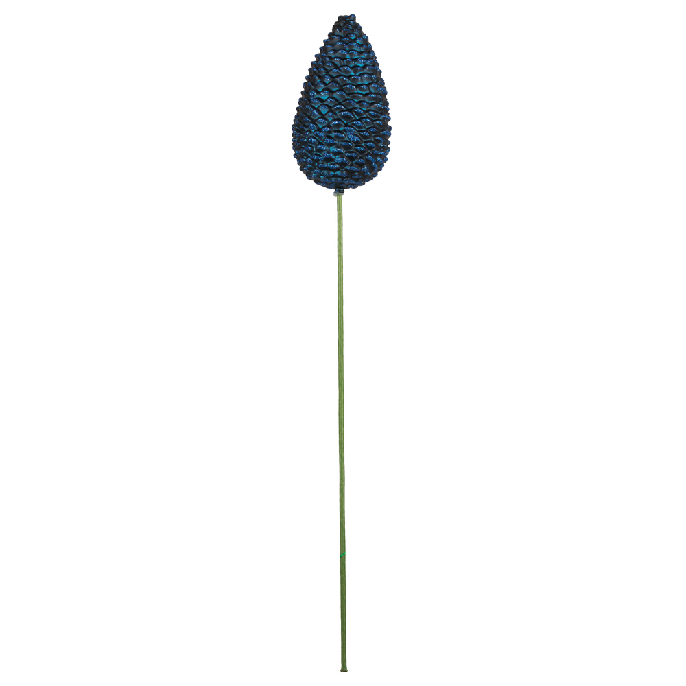 Vickerman Red Matte Glitter Pinecone Aritificial Christmas Stick