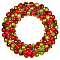 Vickerman Assorted Ball Ornament Wreath