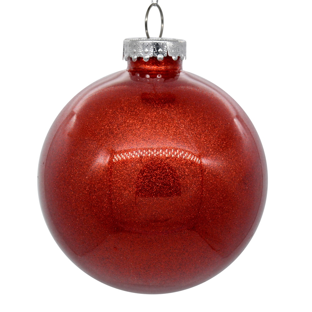 Vickerman Clear Ornament with Glitter Interior