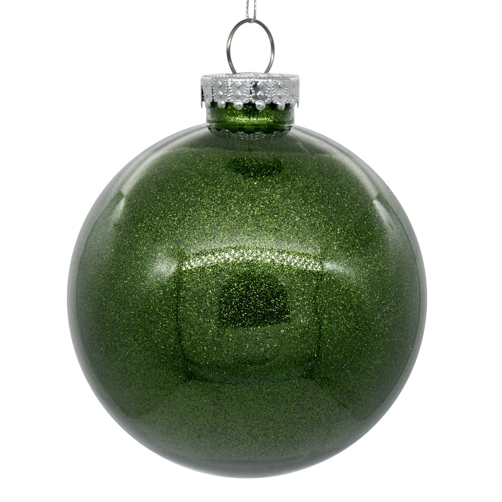 Vickerman Clear Ornament with Glitter Interior