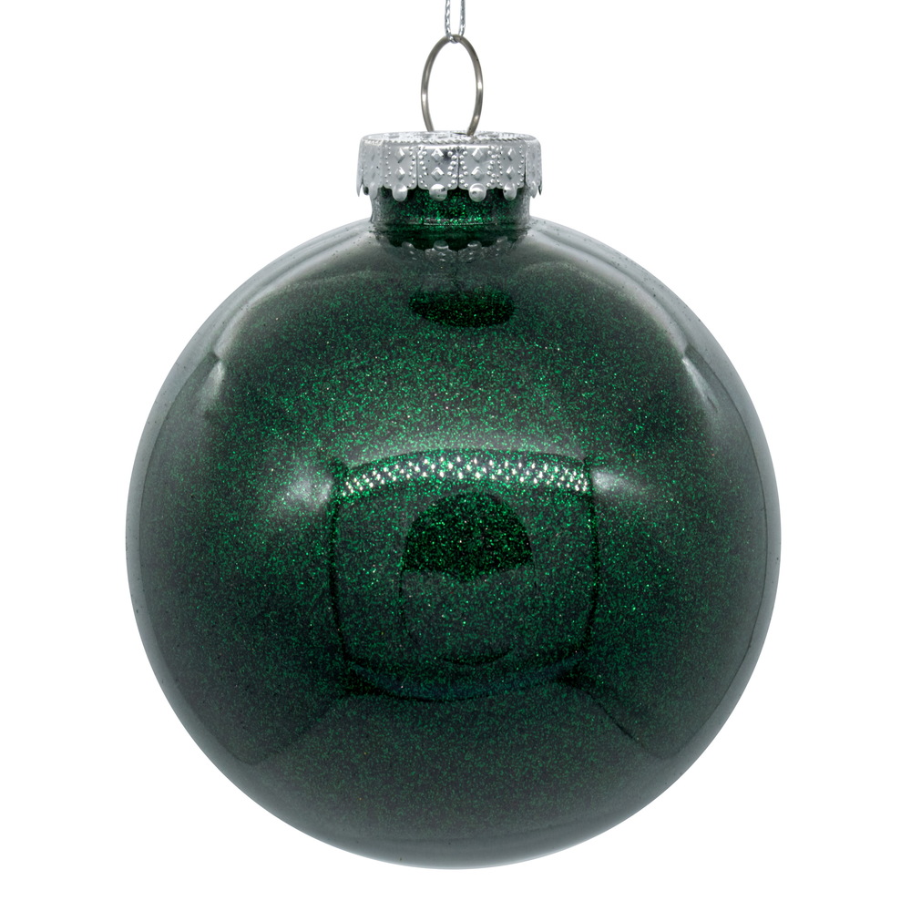 Vickerman Clear Ornament with Glitter Interior