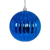 Vickerman Lined Ball Ornament