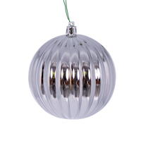 Vickerman Lined Ball Ornament