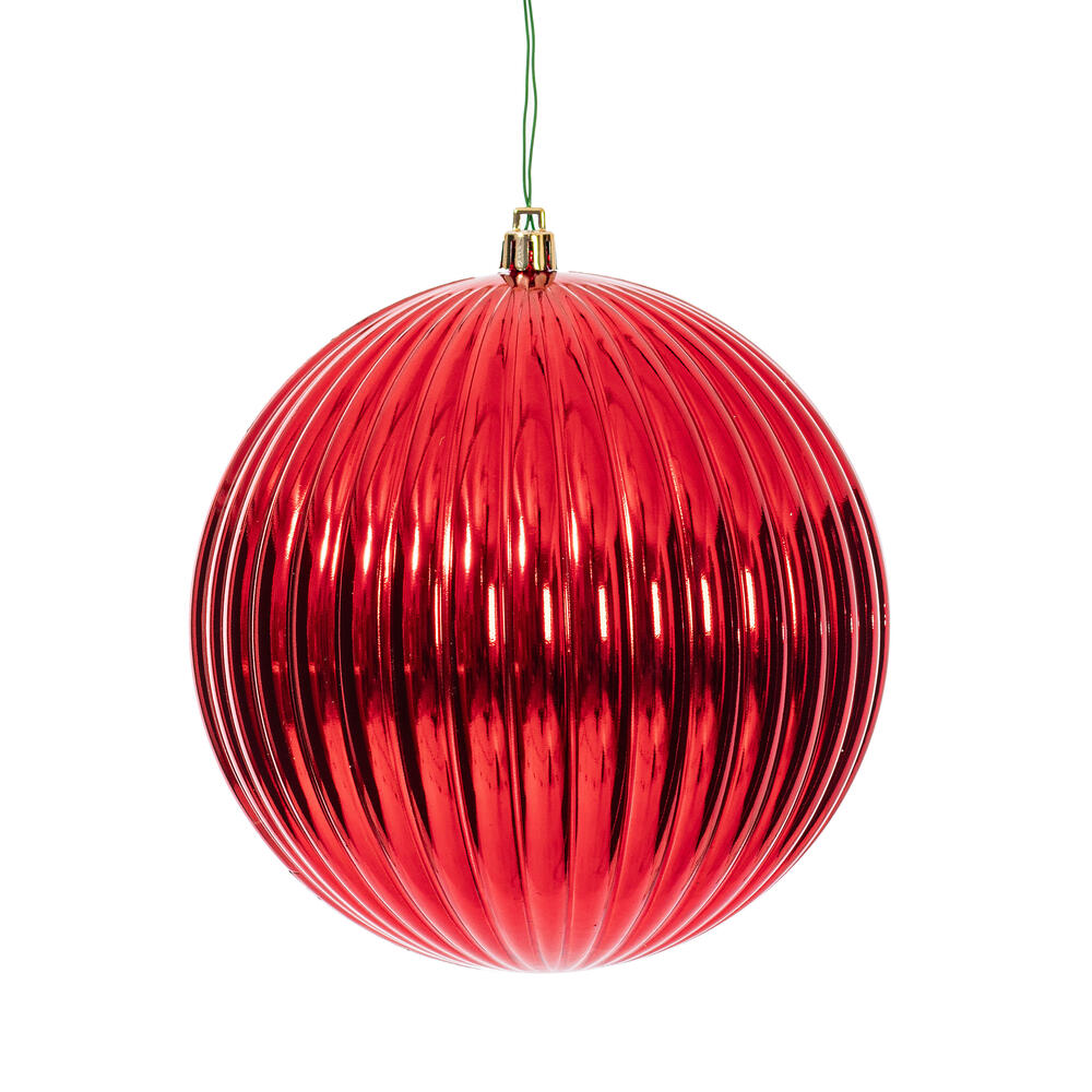 Vickerman Lined Ball Ornament