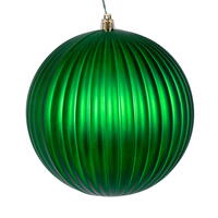 Vickerman Lined Ball Ornament