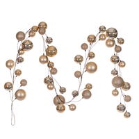 10' Champagne Branch Ball Garland
