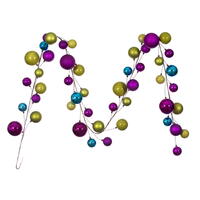 Vickerman 10' Branch Ball Ornament Garland