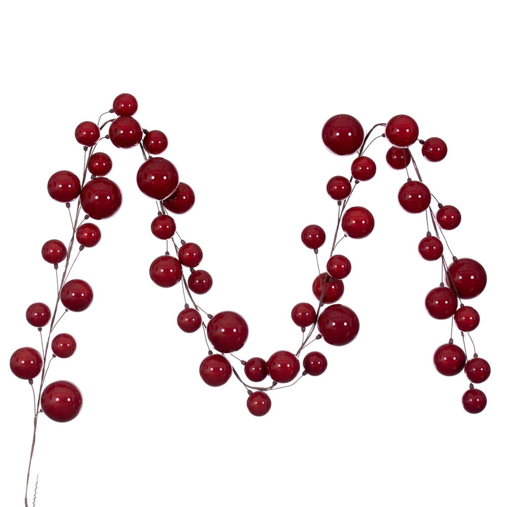 Vickerman Branch Ball Pearl Wire Garland