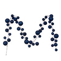 10' Midnight Blue Pearl Branch Ball Garl