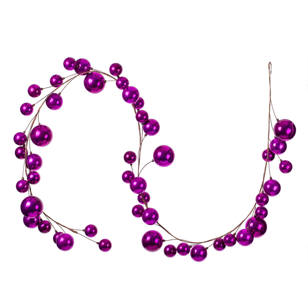 Vickerman Branch Ball Pearl Wire Garland