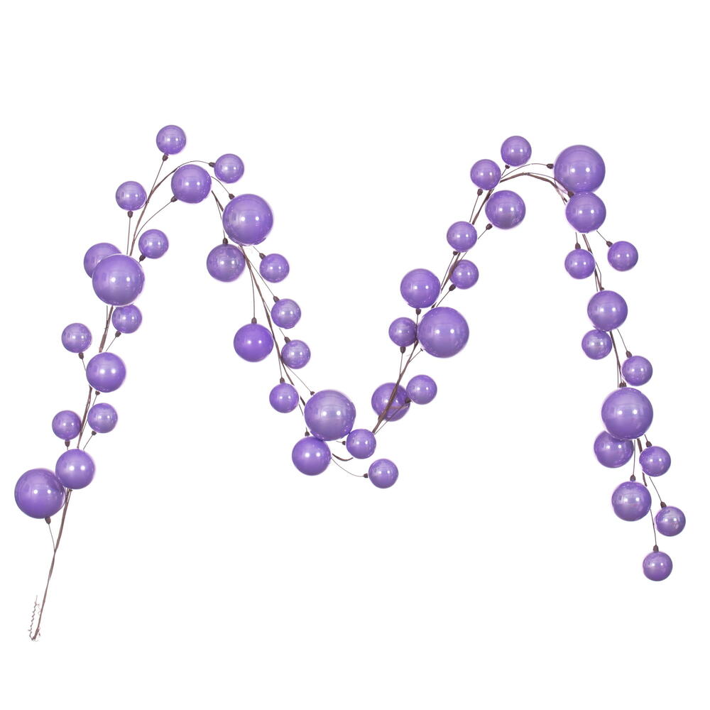 Vickerman Branch Ball Pearl Wire Garland