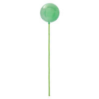 Vickerman 4" x 18" Pearl Ball Ornament Stick, 6 per bag.