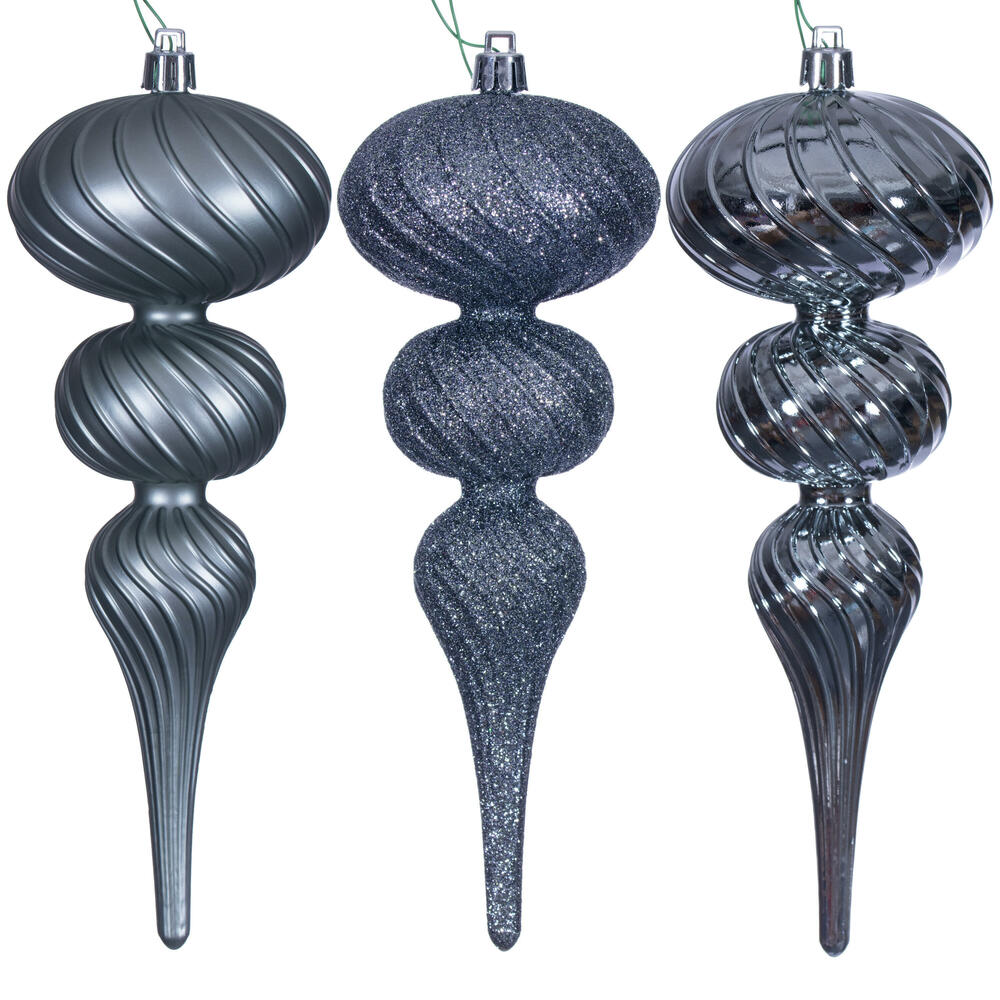 Vickerman Swirl Finial Ornament