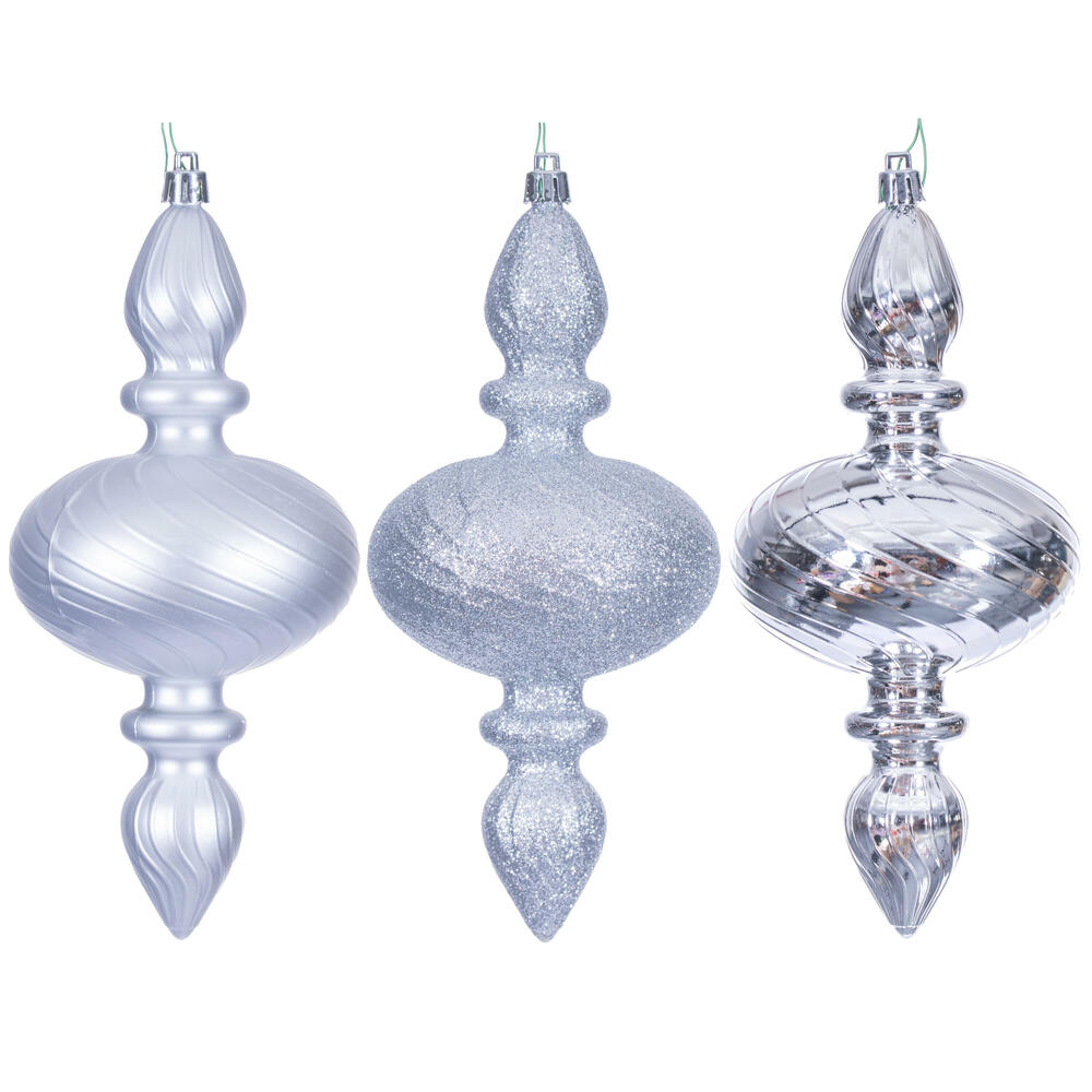 Vickerman Swirl Finial Ornament