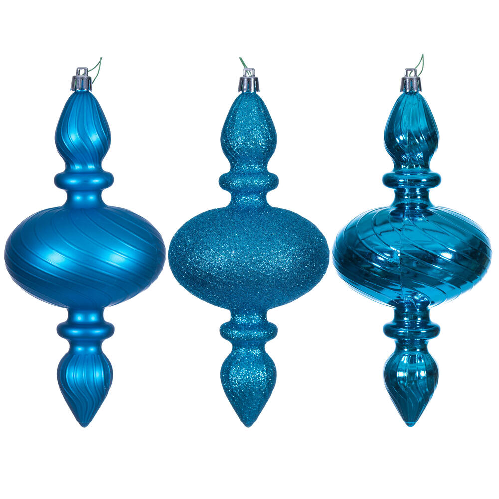 Vickerman Swirl Finial Ornament