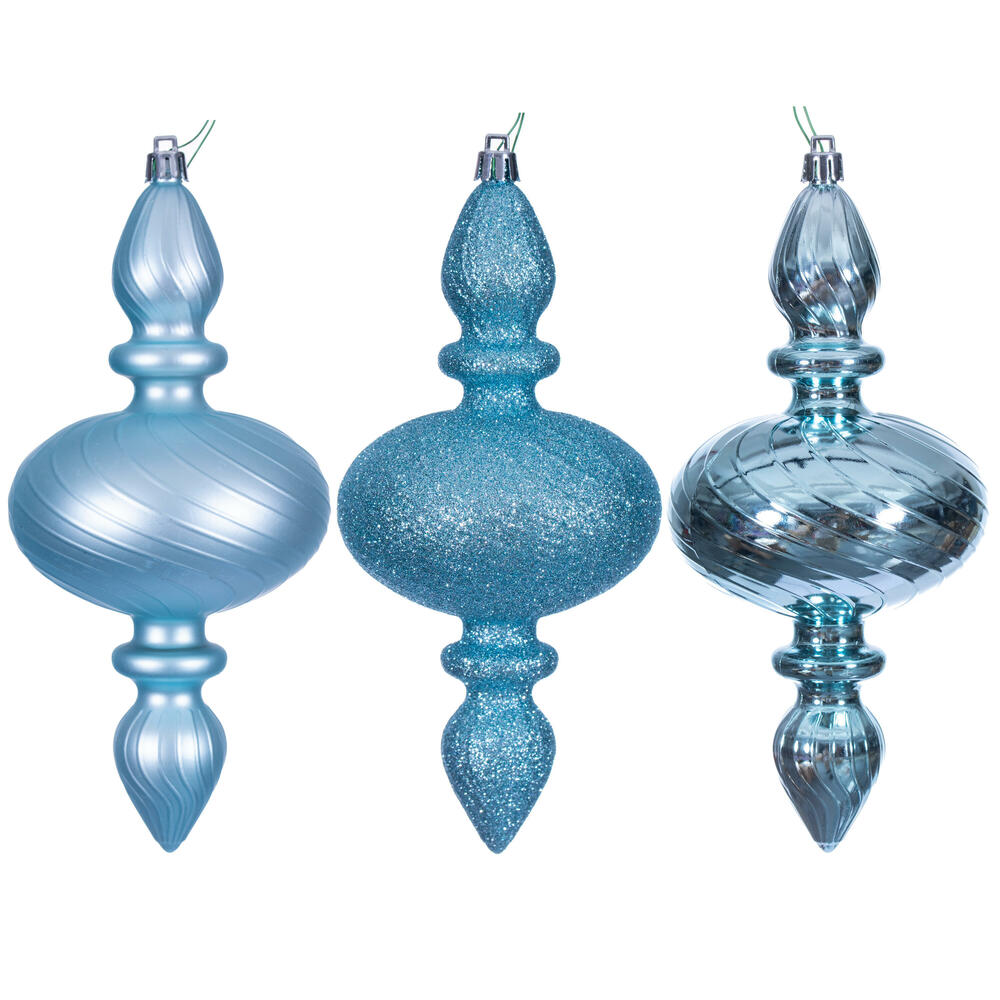 Vickerman Swirl Finial Ornament