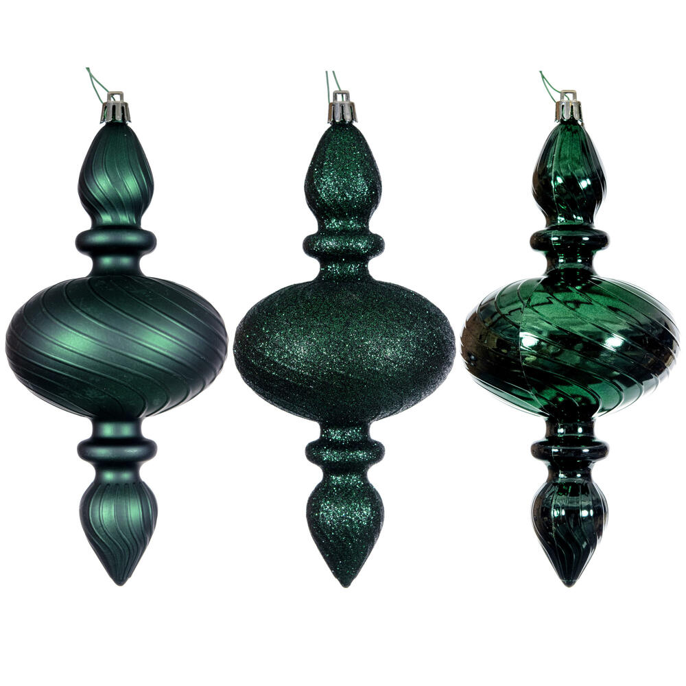 Vickerman Swirl Finial Ornament
