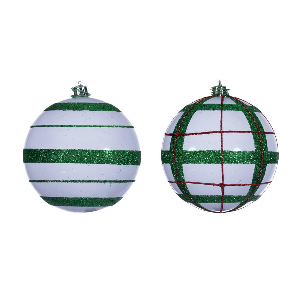 Vickerman Ball Ornament with Glitter