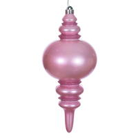 13" Pink Candy Glitter Finial UV