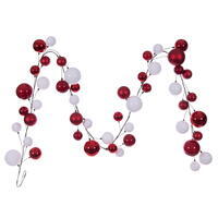 Vickerman 10' Matt Shny Pearl Ball Garland 2-4"