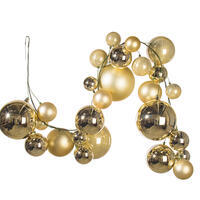 6' Champagne Mat Shn Prl Ball Brnch 4-8"