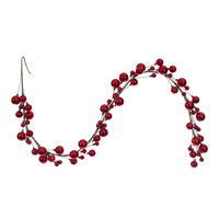 6' Shiny Ball Branch Garland 1-2"