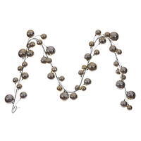 10' Champagne Shiny Ball Branch Garland