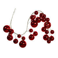 6' Shiny Ball Branch Garland