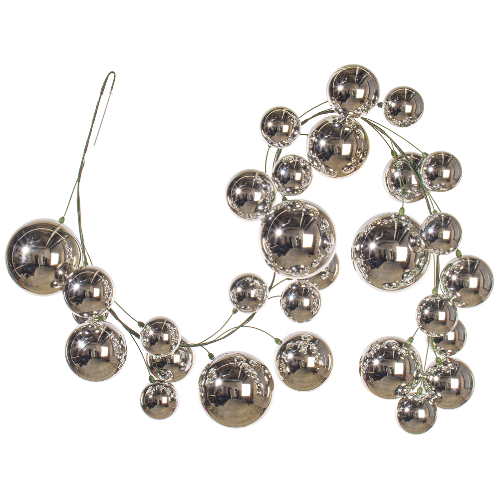 6' Shiny Ball Branch Garland