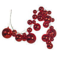 Vickerman 6' Shiny Ball Branch - 3", 4", 4.75", 6" & 8" Balls