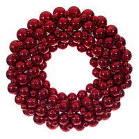 28" Shiny Ball Wreath UV